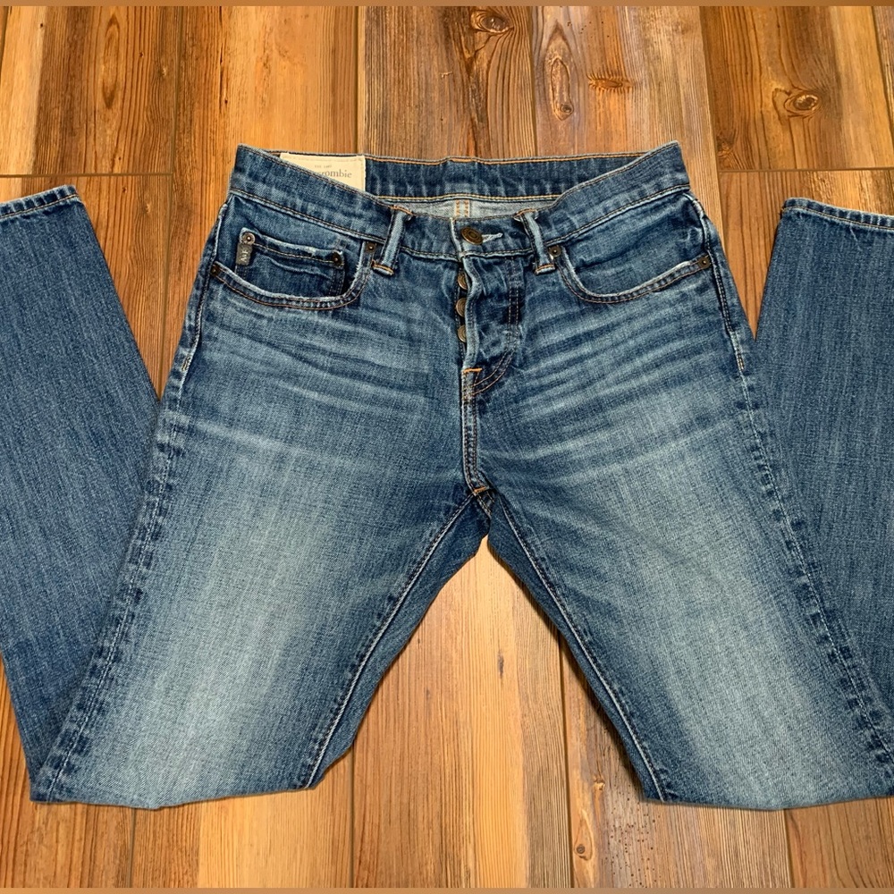 Abercrombie & Fitch Super Skinny button fly 30x30 jeans